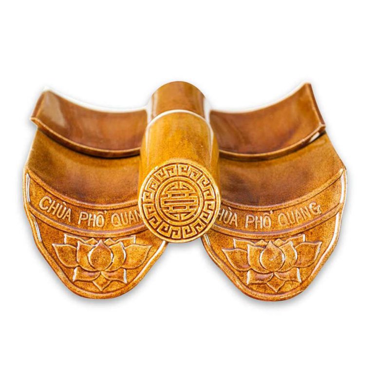 Ngói âm dương sen bông hổ phách 27