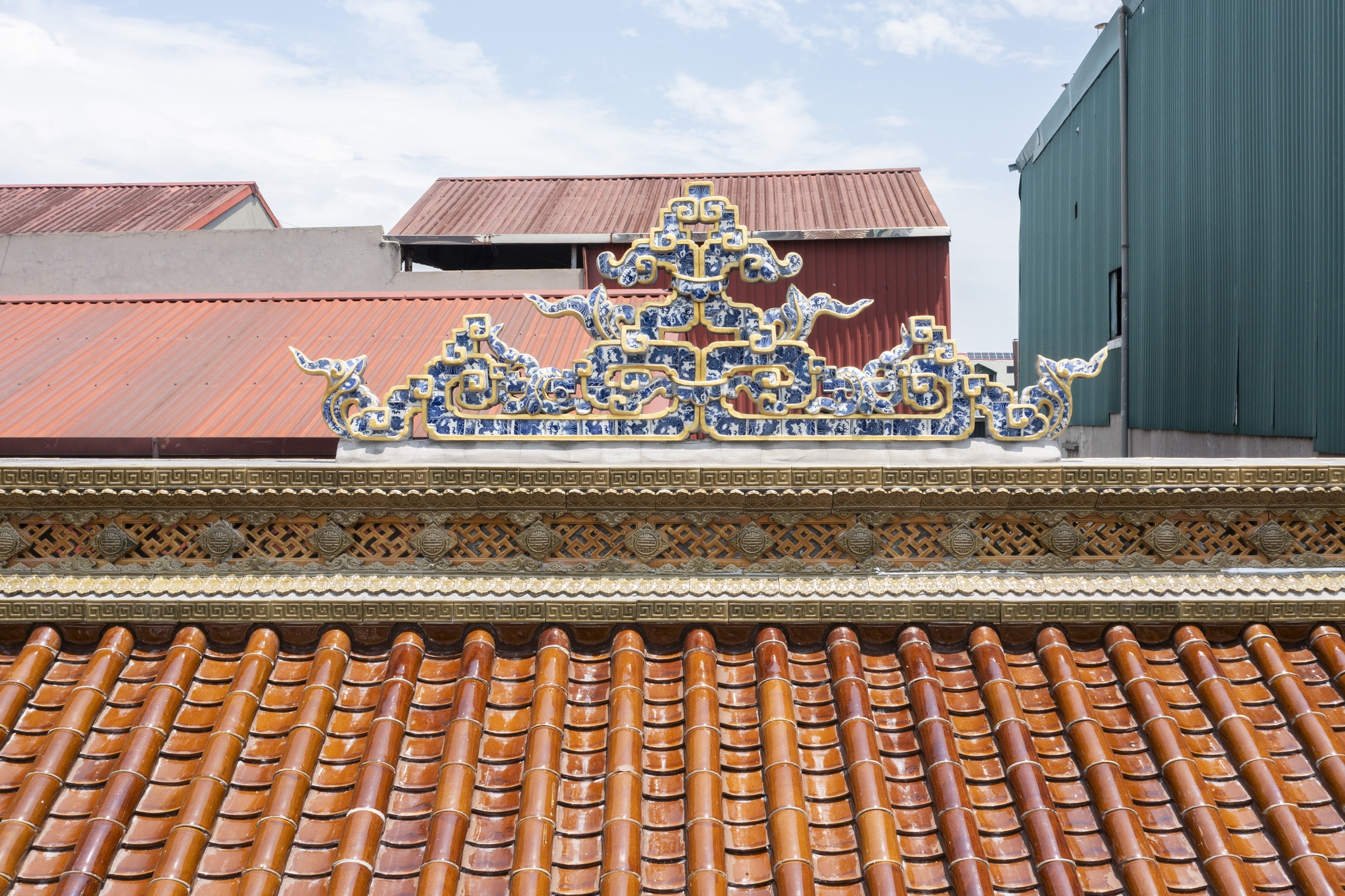 Riềm Âm Dương Sen Bầu